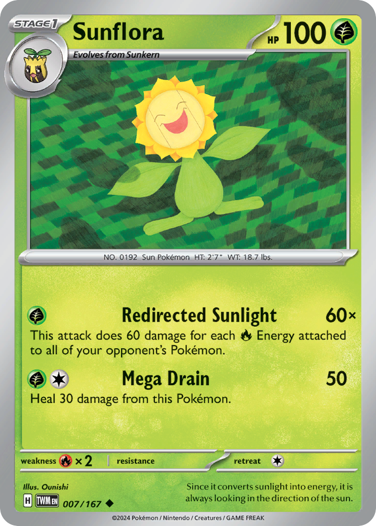 Twilight Masquerade Sunflora #7/167